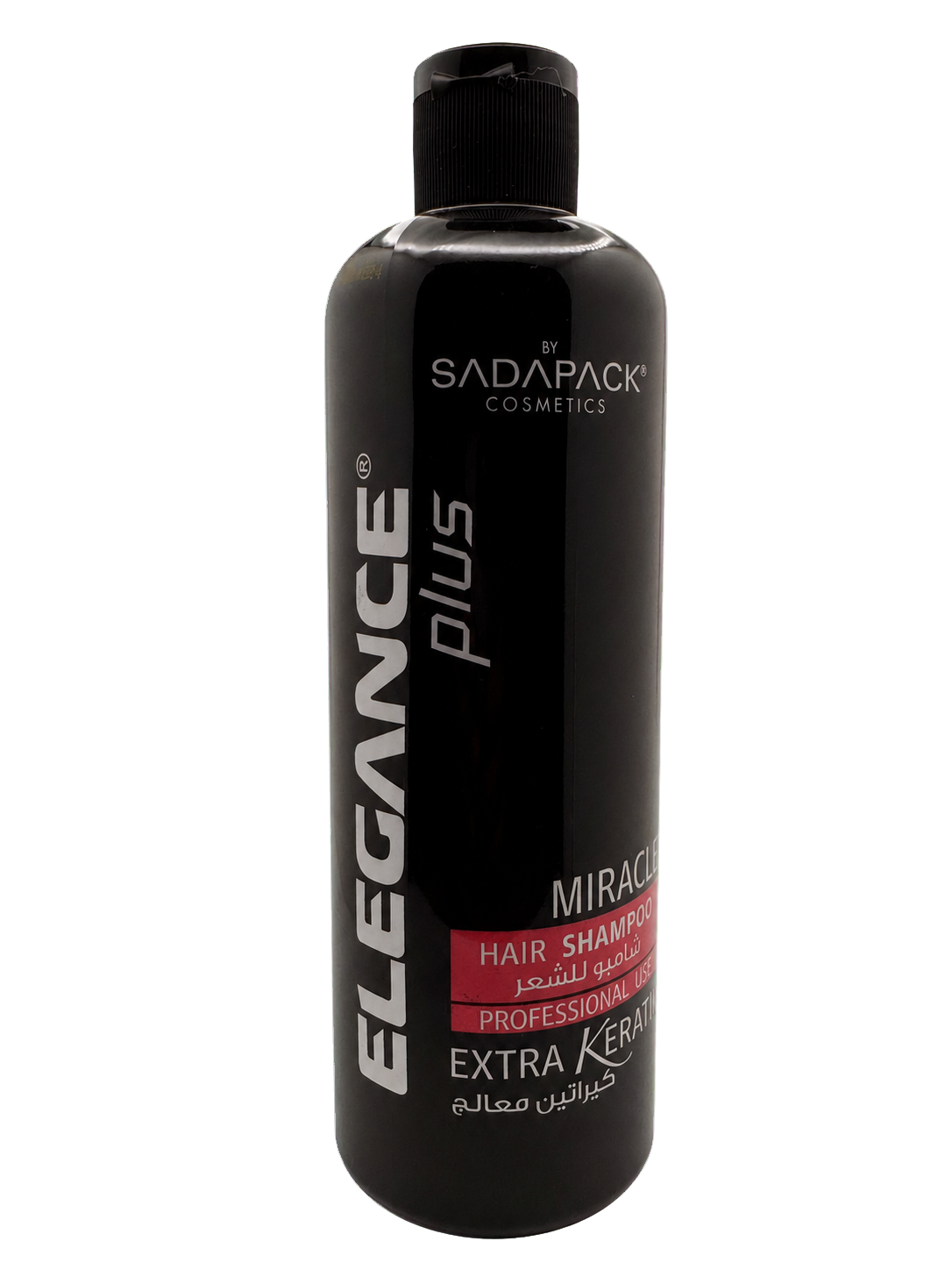 Elegance Plus Keratin Shampoo in der 500-Milliliter-Flasche